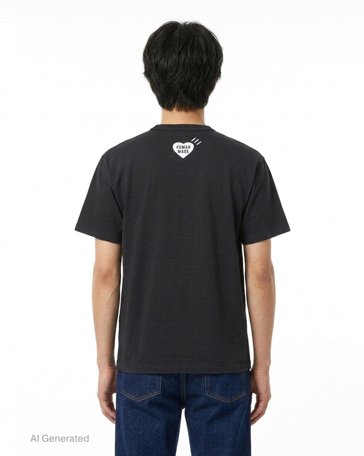 Heart Graphic Short Sleeve Tee | Human Made | Club21 - back