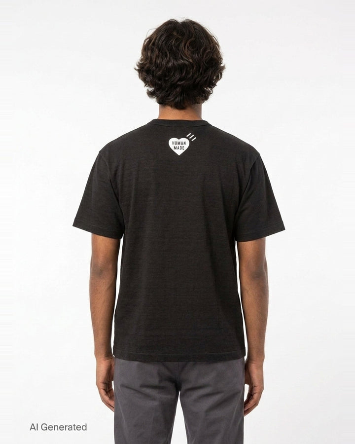 Heart Graphic Short Sleeve Tee | Human Made | Club21 - back