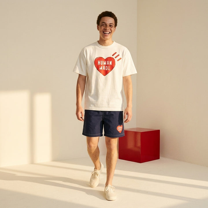 Heart Graphic Short Sleeve Tee | Human Made | Club21 - lifestyle