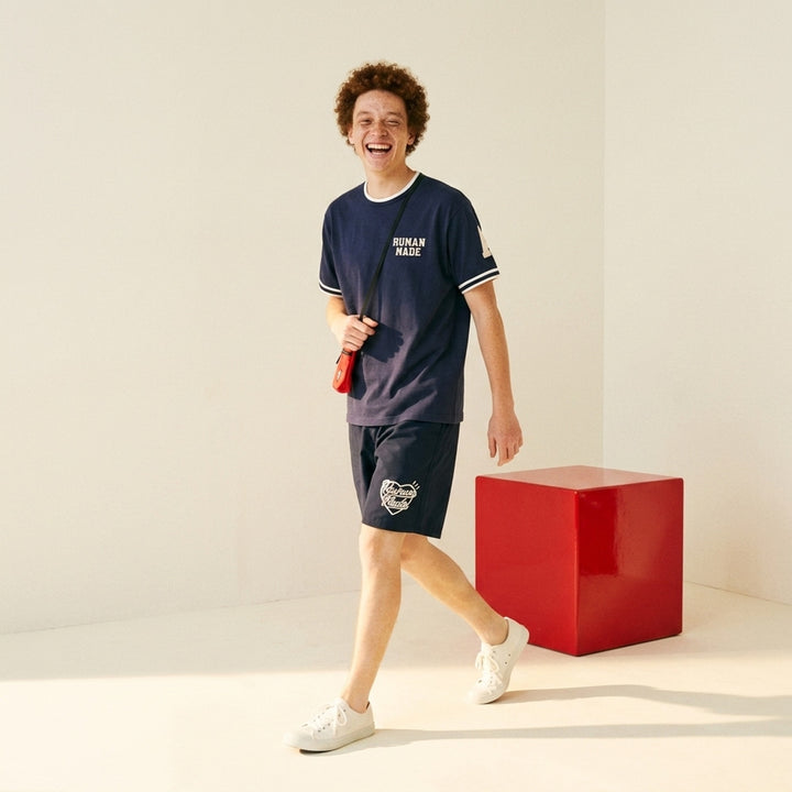 Heart Logo Beach Shorts | Human Made | Club21 - lifestyle