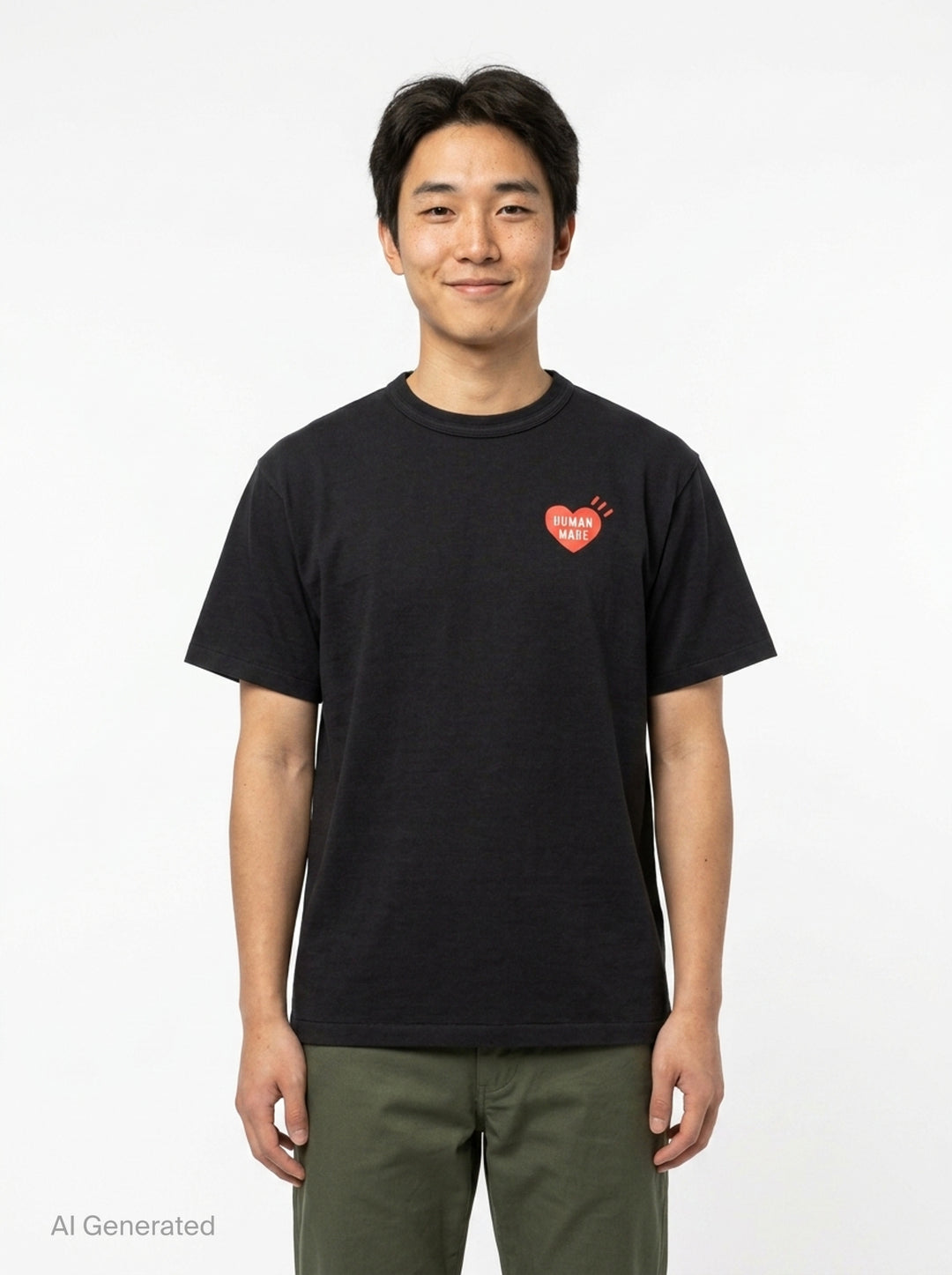 Heart Logo Graphic Tee | Human Made | Club21 - front