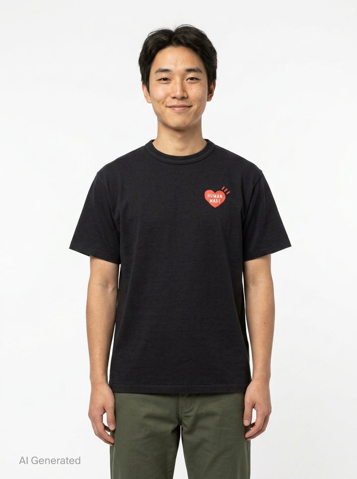 Heart Logo Graphic Tee | Human Made | Club21 - front