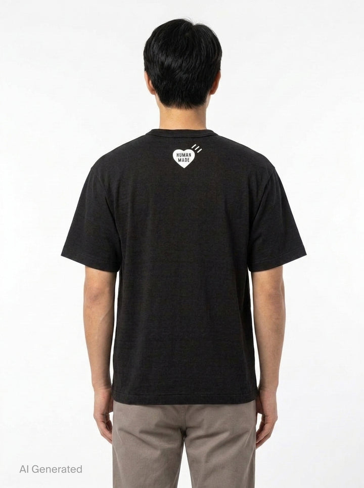 Heart Logo Graphic Tee | Human Made | Club21 - back