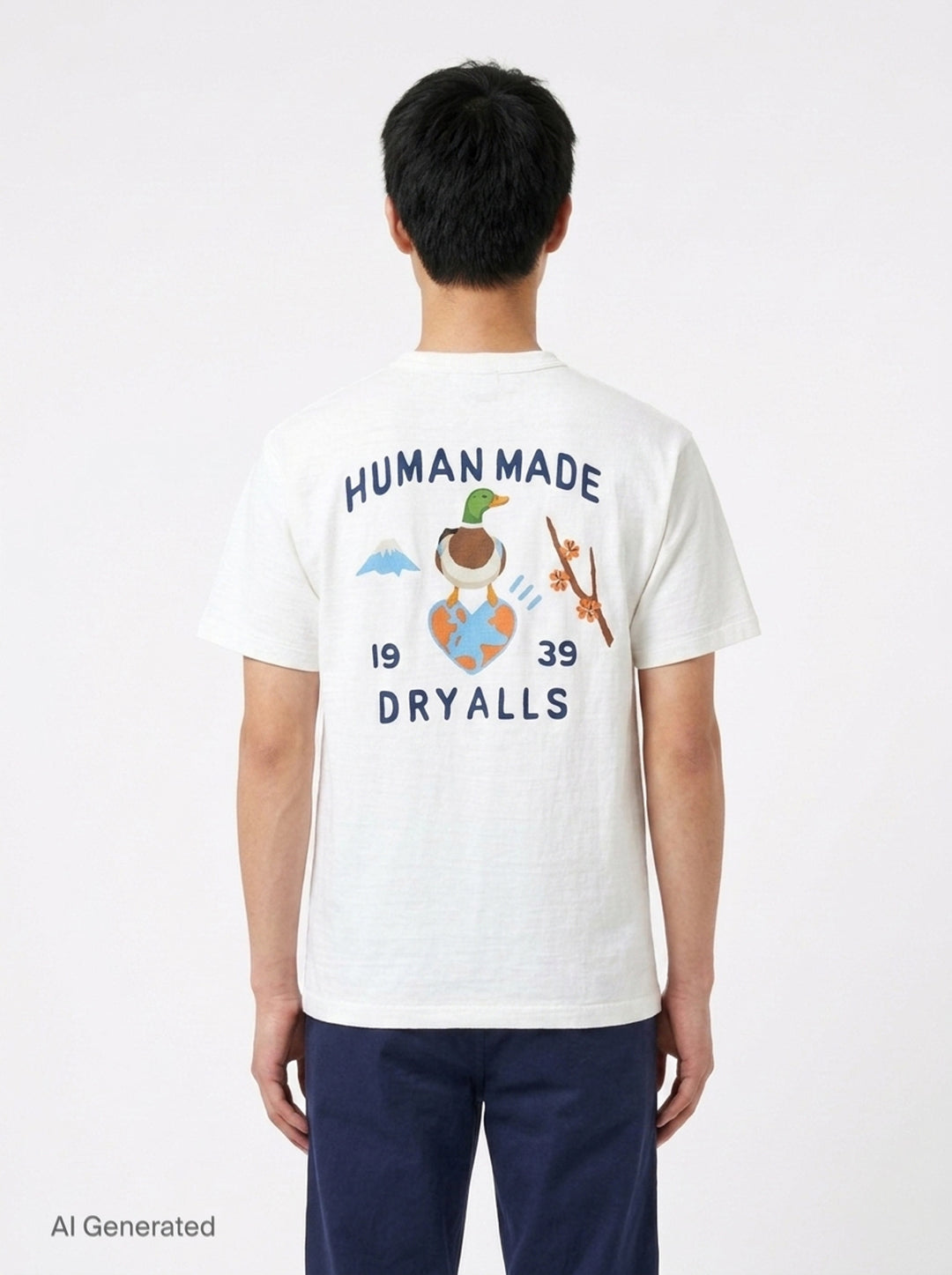 Heart Logo Graphic Tee | Human Made | Club21 - back