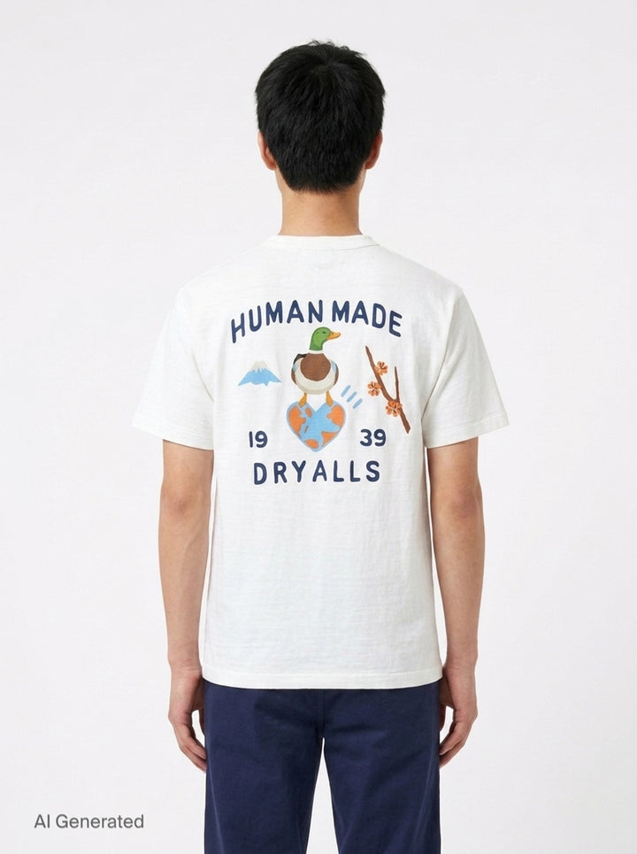 Heart Logo Graphic Tee | Human Made | Club21 - back