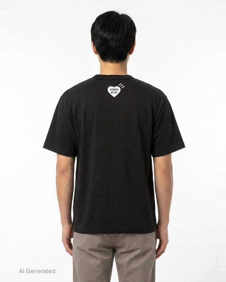 Heart Logo Graphic Tee | Human Made | Club21 - back