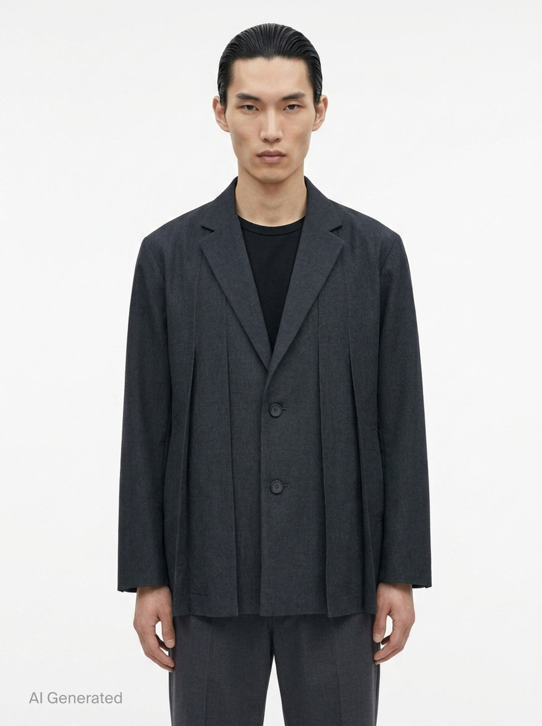 Cornice Pleated Jacket | IM MEN | Club21 - front