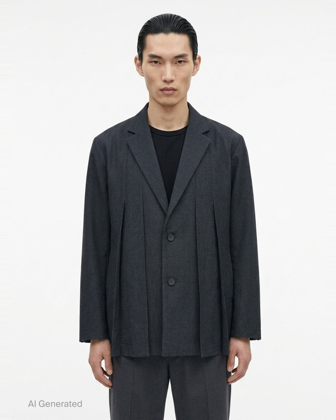 Cornice Pleated Jacket | IM MEN | Club21 - front