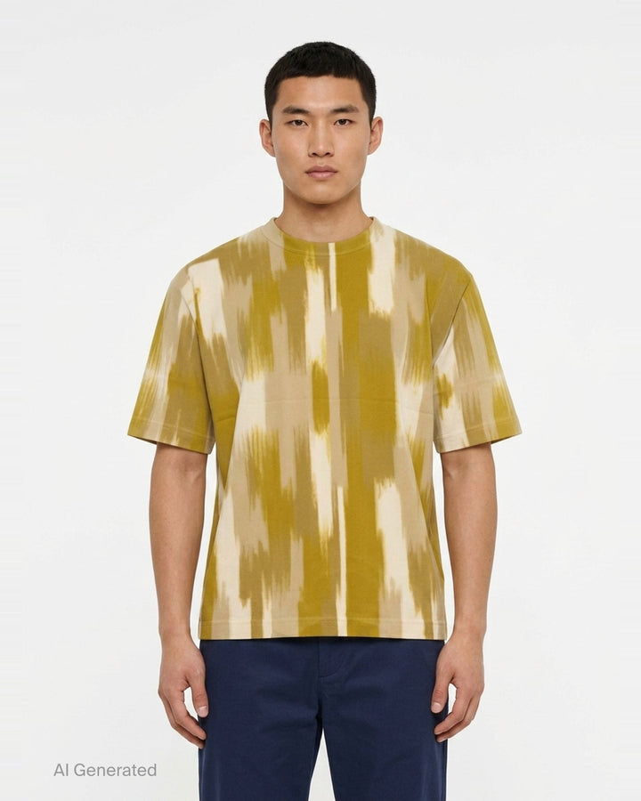 Flat Dye Short Sleeve Tee | IM Men | Club21 - front