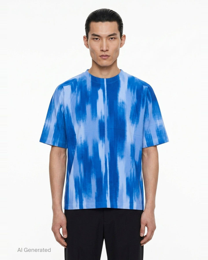 Flat Dye Short Sleeve Tee | IM Men | Club21 - front