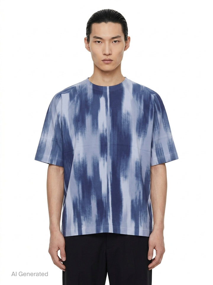 Flat Dye Short Sleeve Tee | IM Men | Club21 - front
