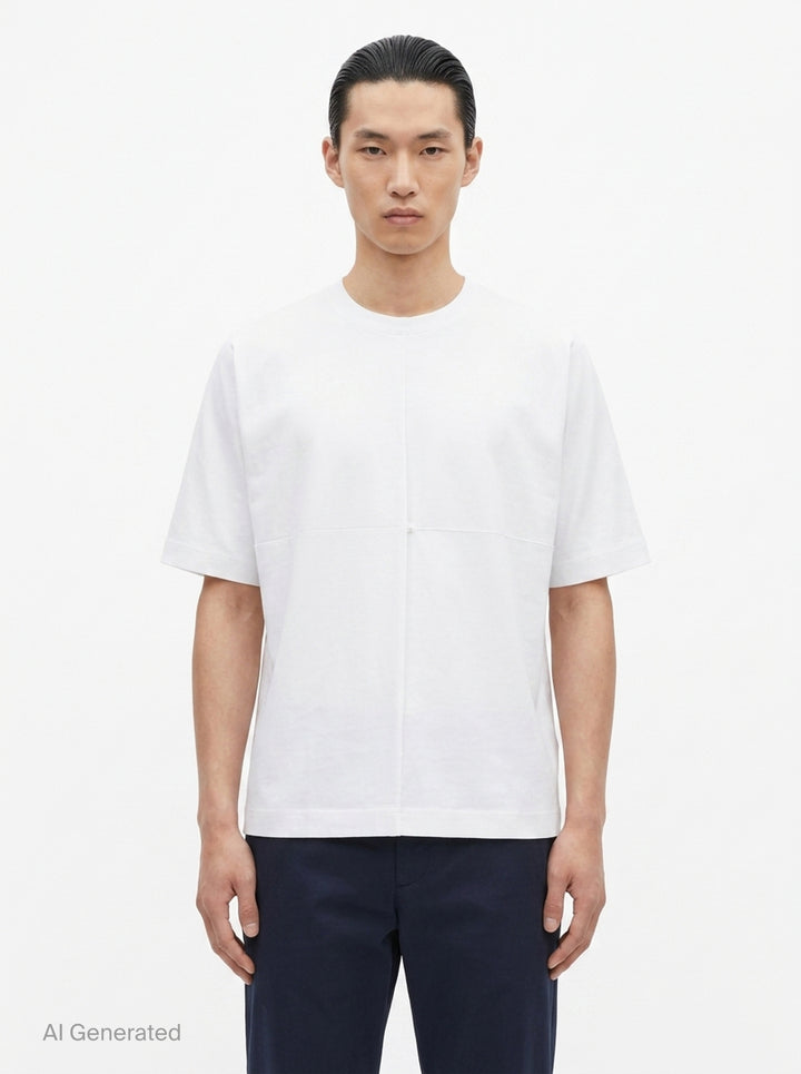Flat White T-Shirt | IM MEN | Club21 - front