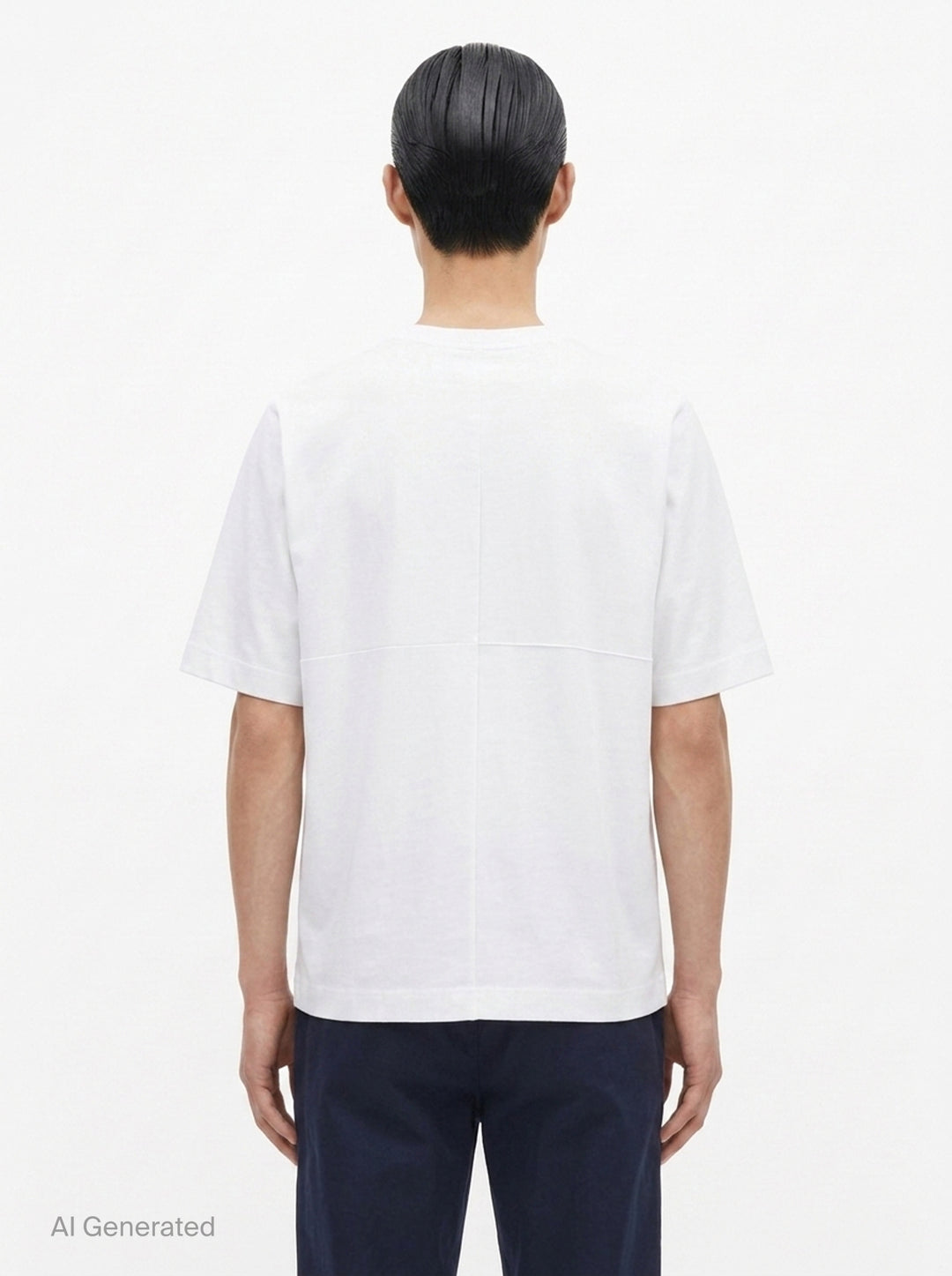 Flat White T-Shirt | IM MEN | Club21 - back