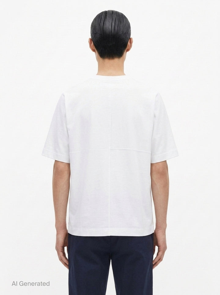 Flat White T-Shirt | IM MEN | Club21 - back