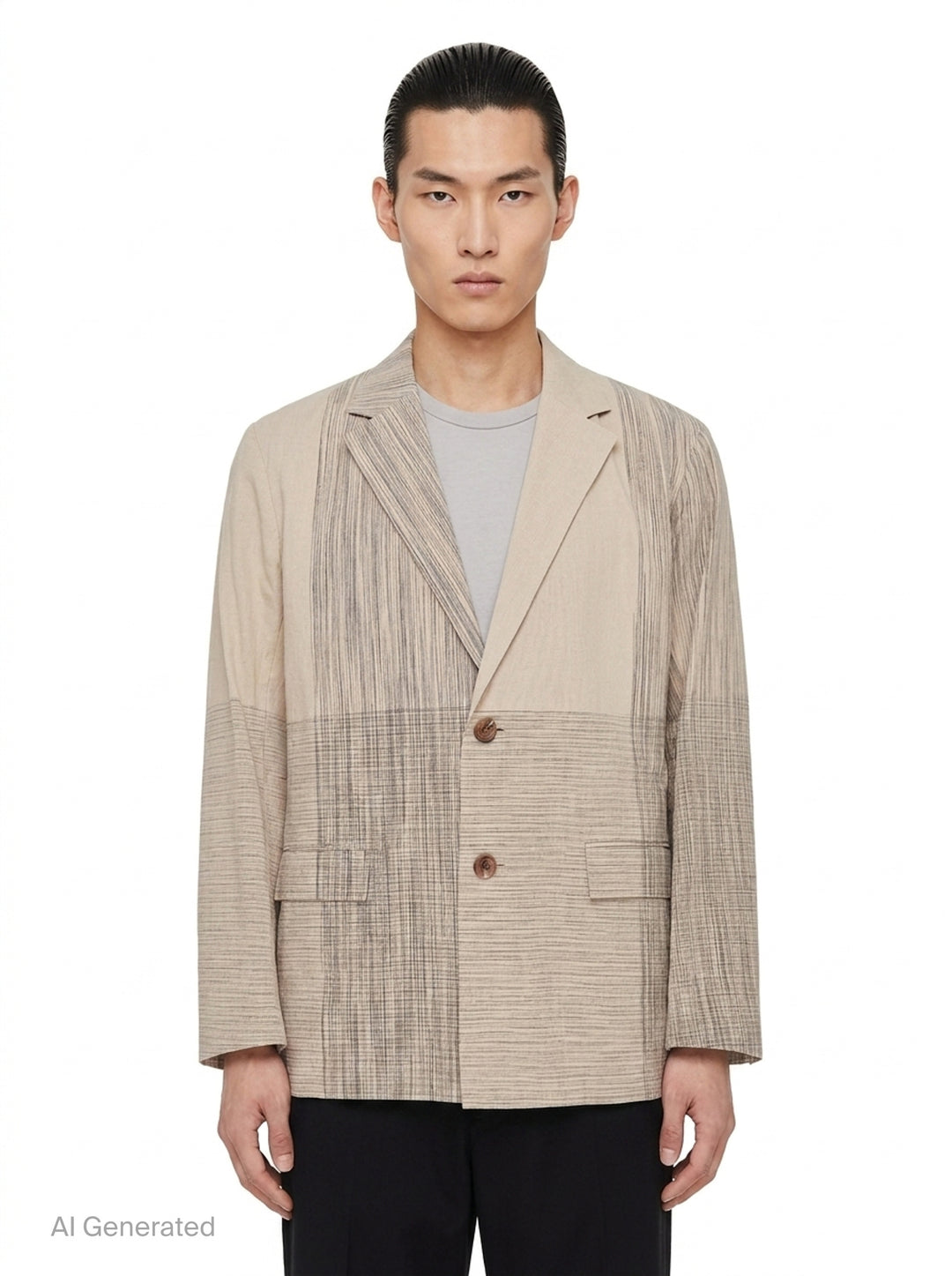 Kasuri Patchwork Jacket | IM Men | Club21 - front