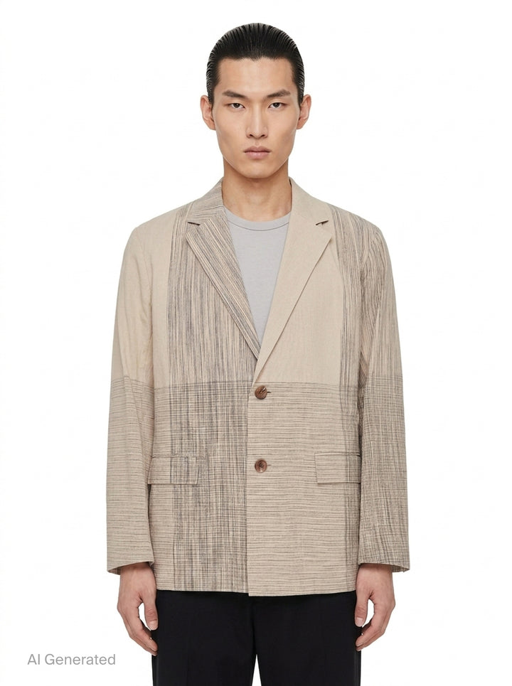 Kasuri Patchwork Jacket | IM Men | Club21 - front