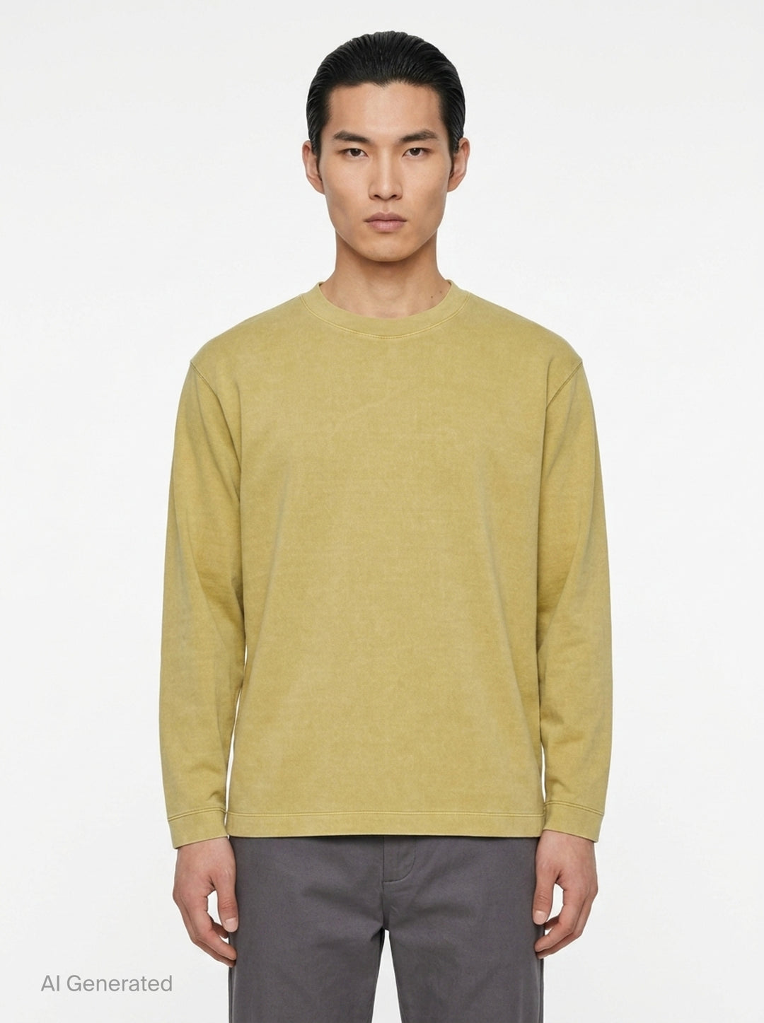 Pigment Dye Long Sleeve Tee | IM Men | Club21 - front