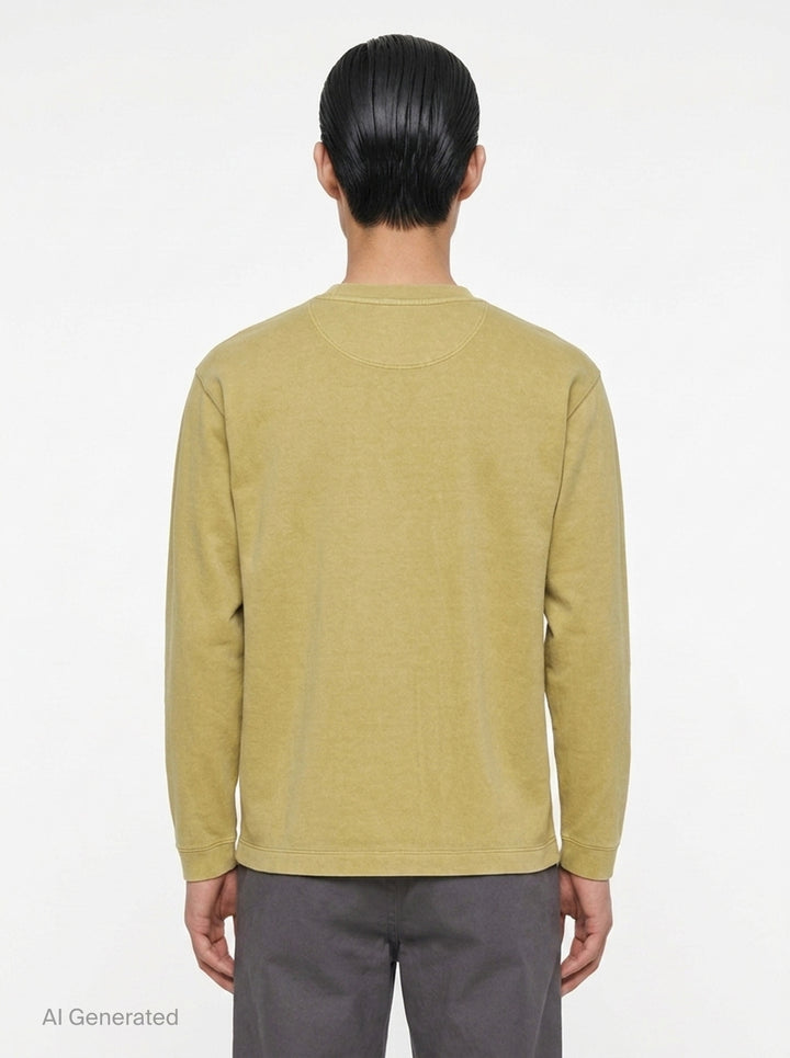 Pigment Dye Long Sleeve Tee | IM Men | Club21 - back