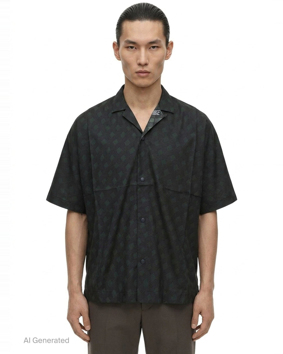 Tie Pattern Short Sleeve Shirt | IM Men | Club21 - front
