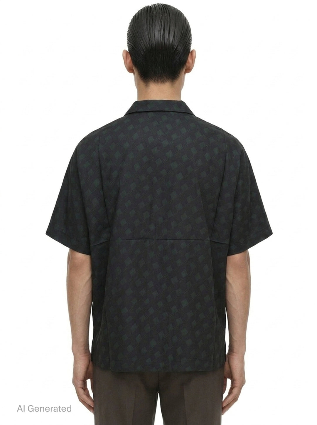 Tie Pattern Short Sleeve Shirt | IM Men | Club21 - back
