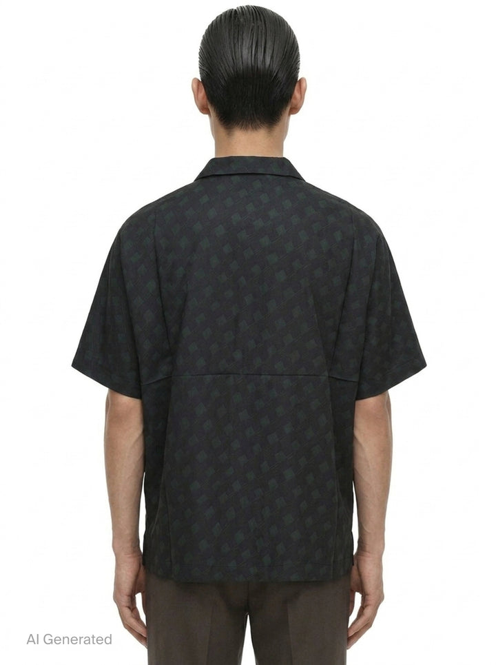 Tie Pattern Short Sleeve Shirt | IM Men | Club21 - back