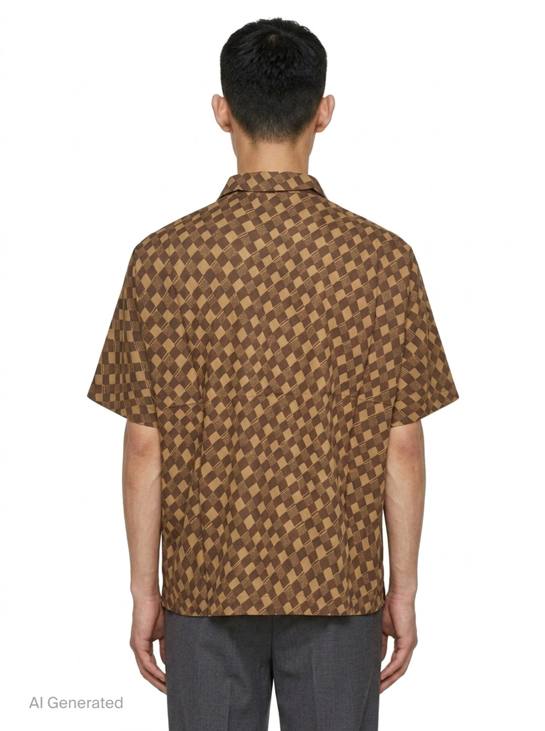 Tie Pattern Short Sleeve Shirt | IM Men | Club21 - back
