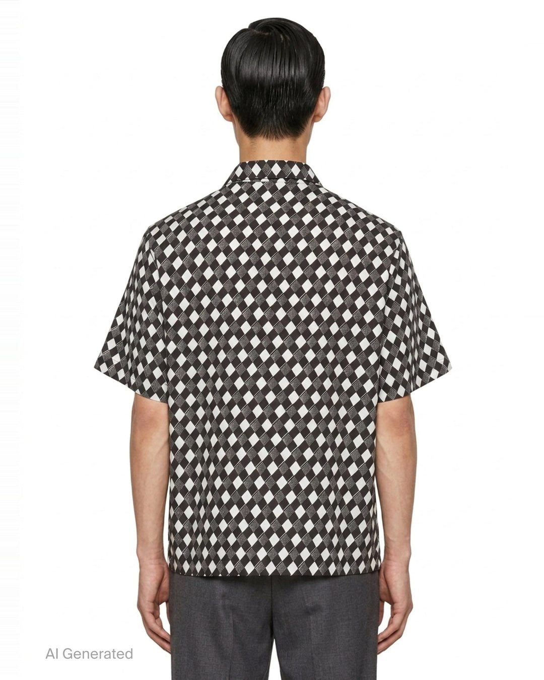 Tie Pattern Short Sleeve Shirt | IM Men | Club21 - back