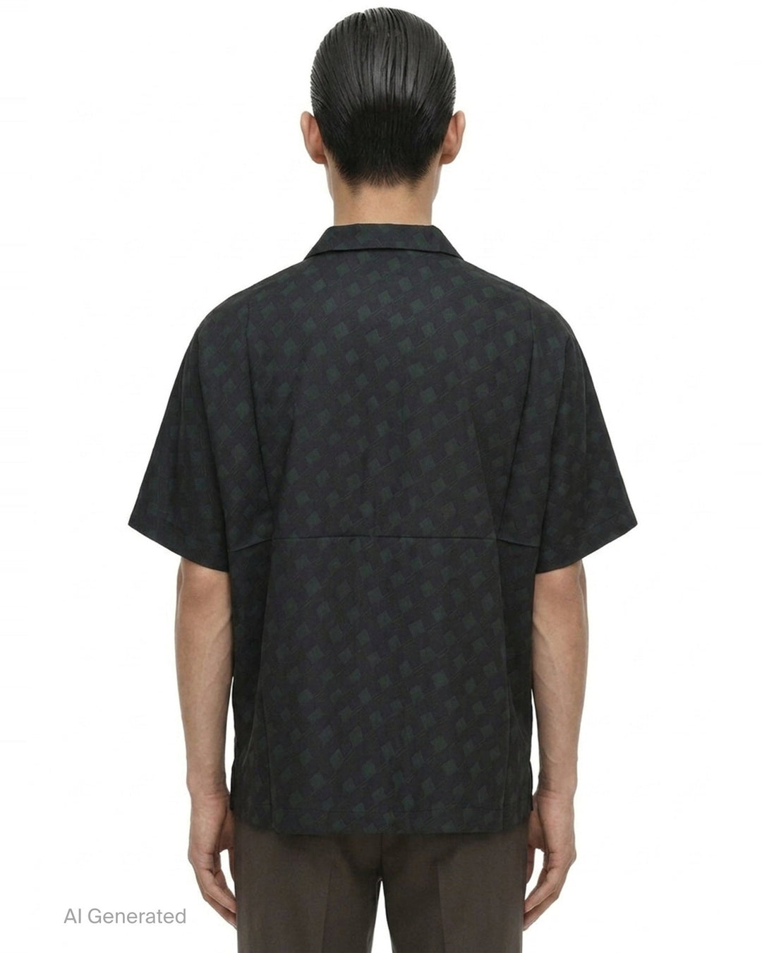 Tie Pattern Short Sleeve Shirt | IM Men | Club21 - back