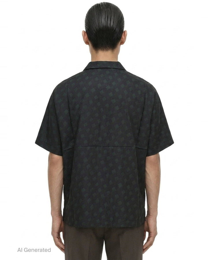 Tie Pattern Short Sleeve Shirt | IM Men | Club21 - back