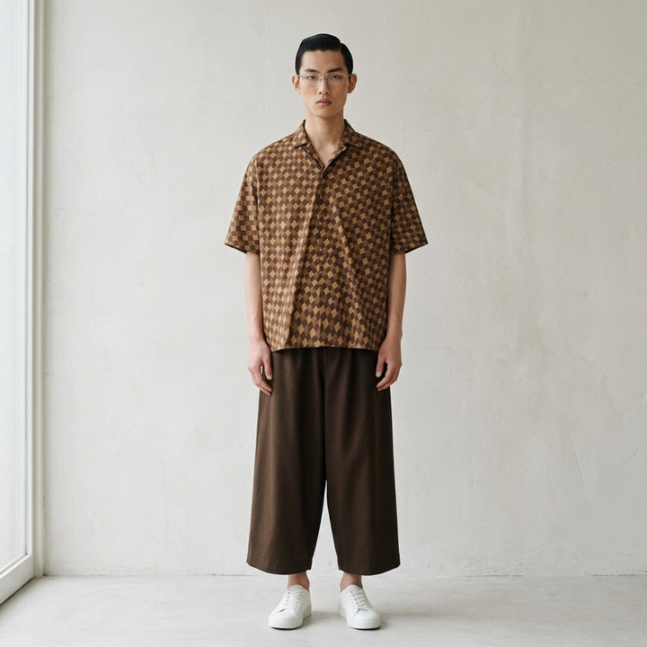 Tie Pattern Short Sleeve Shirt | IM Men | Club21 - lifestyle