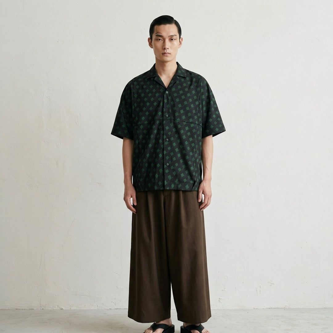 Tie Pattern Short Sleeve Shirt | IM Men | Club21 - lifestyle