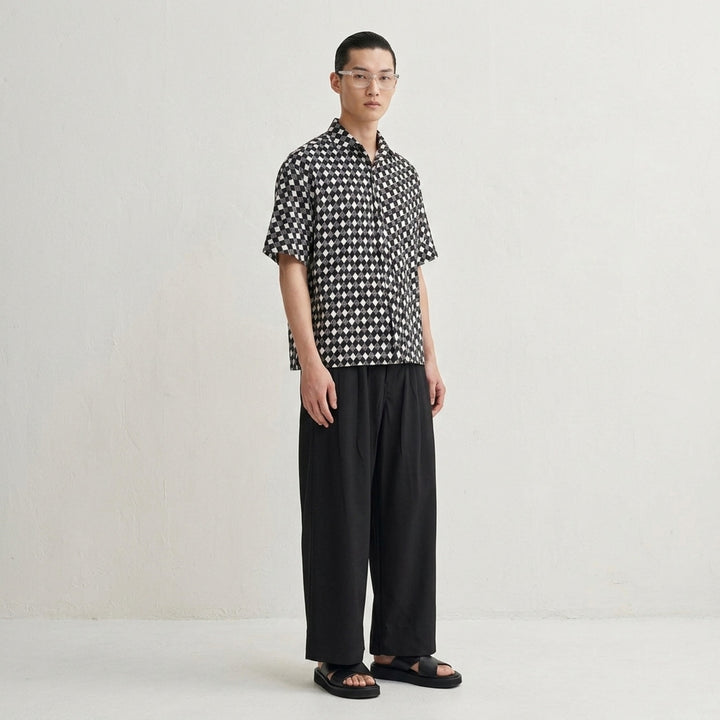 Tie Pattern Short Sleeve Shirt | IM Men | Club21 - lifestyle