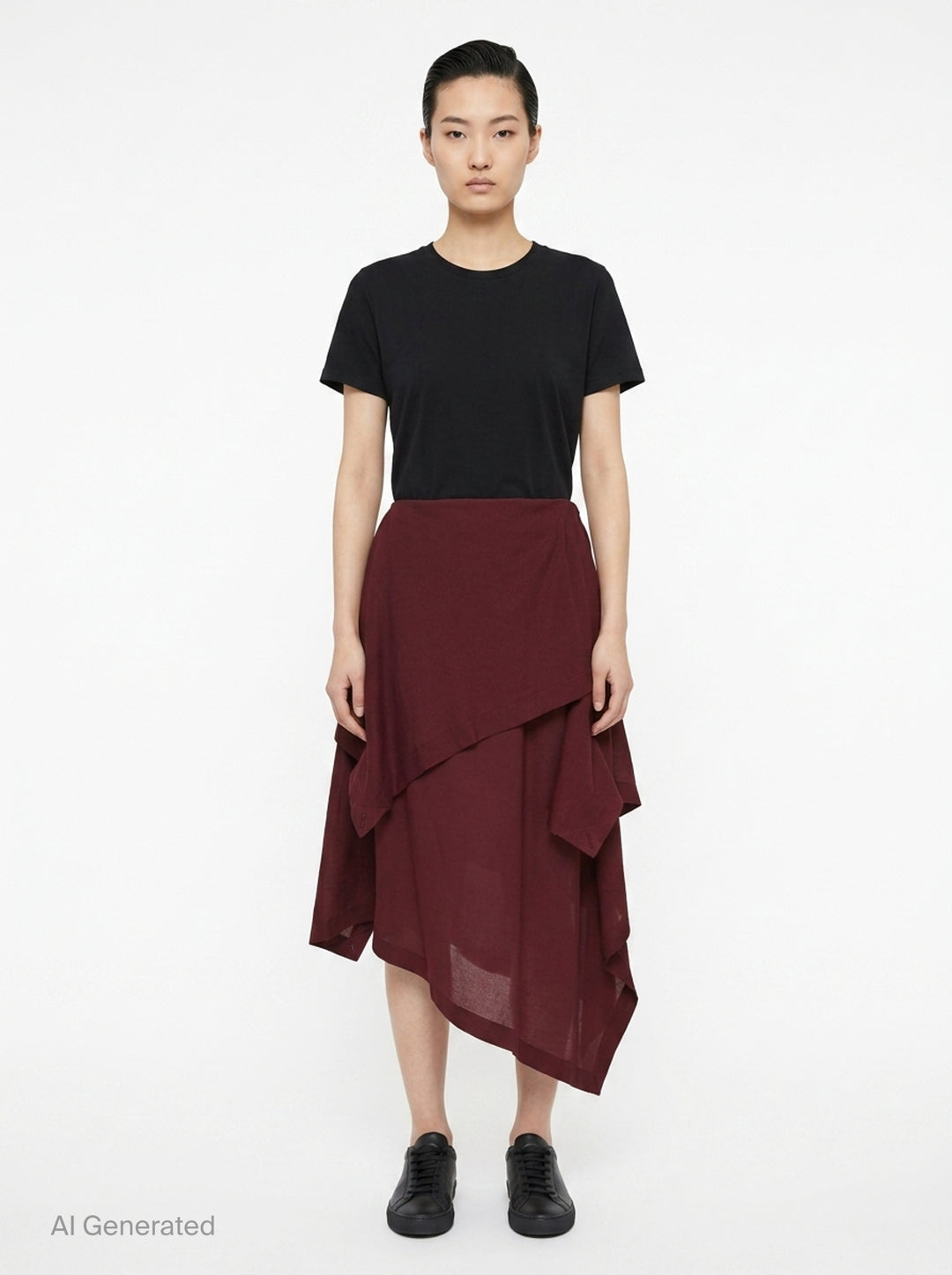All Squares Layered Skirt | Issey Miyake | Club21 - front