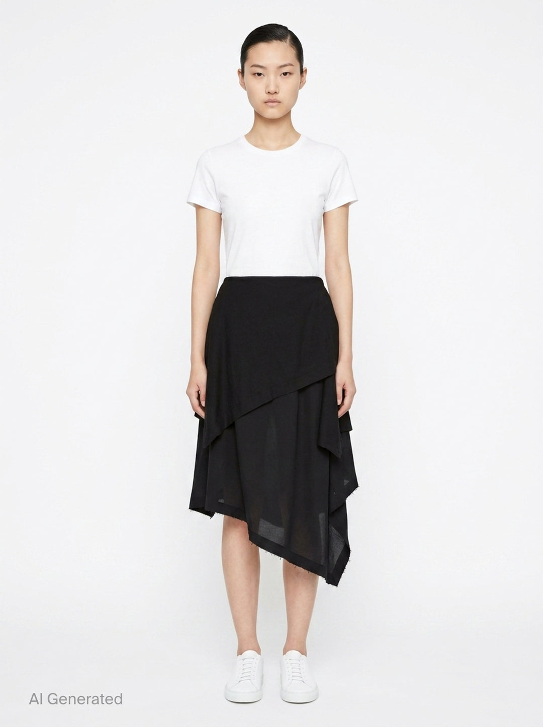 All Squares Layered Skirt | Issey Miyake | Club21 - front