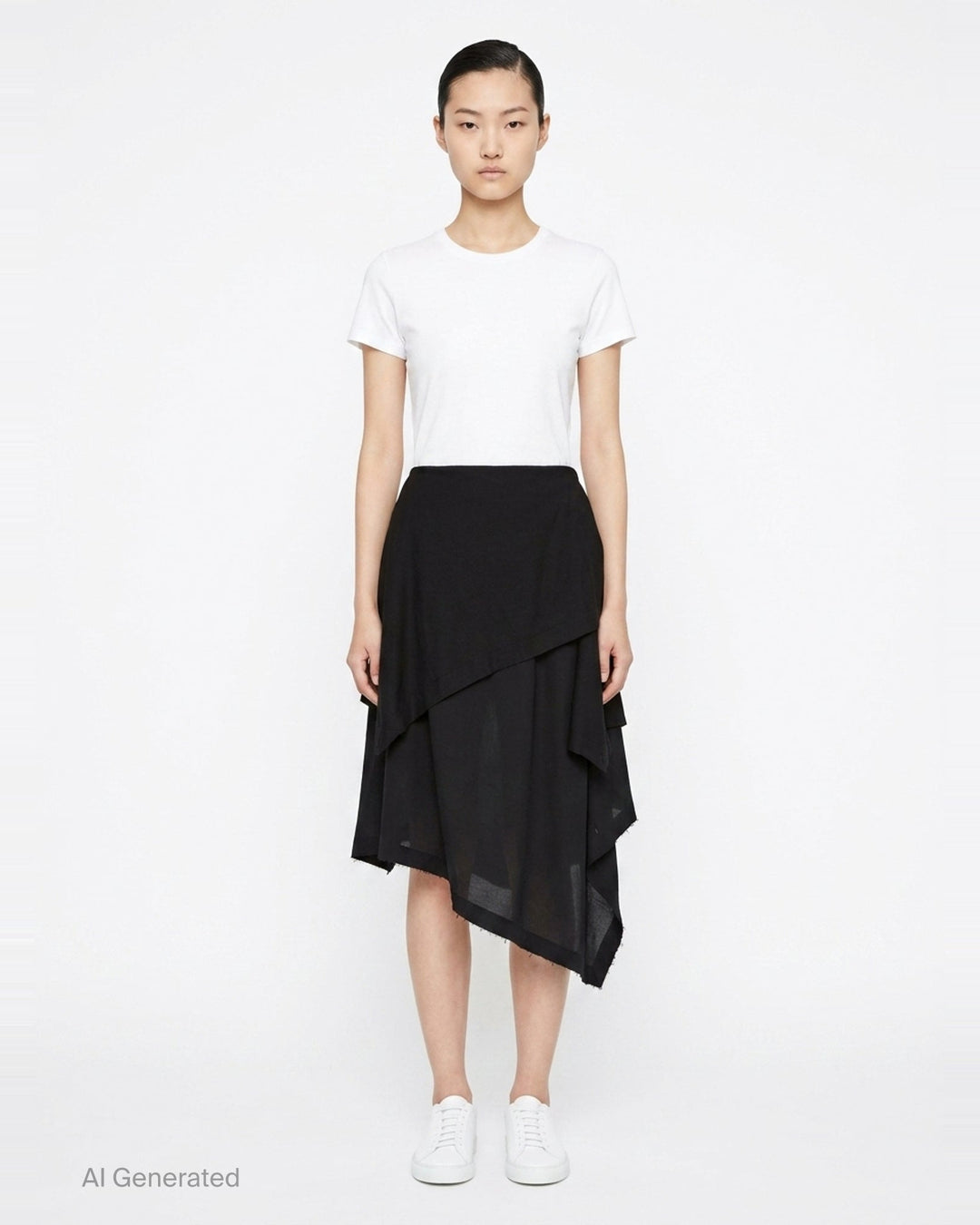 All Squares Layered Skirt | Issey Miyake | Club21 - front