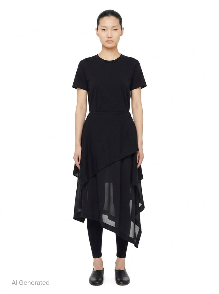 All Squares Layered Skirt | Issey Miyake | Club21 - front