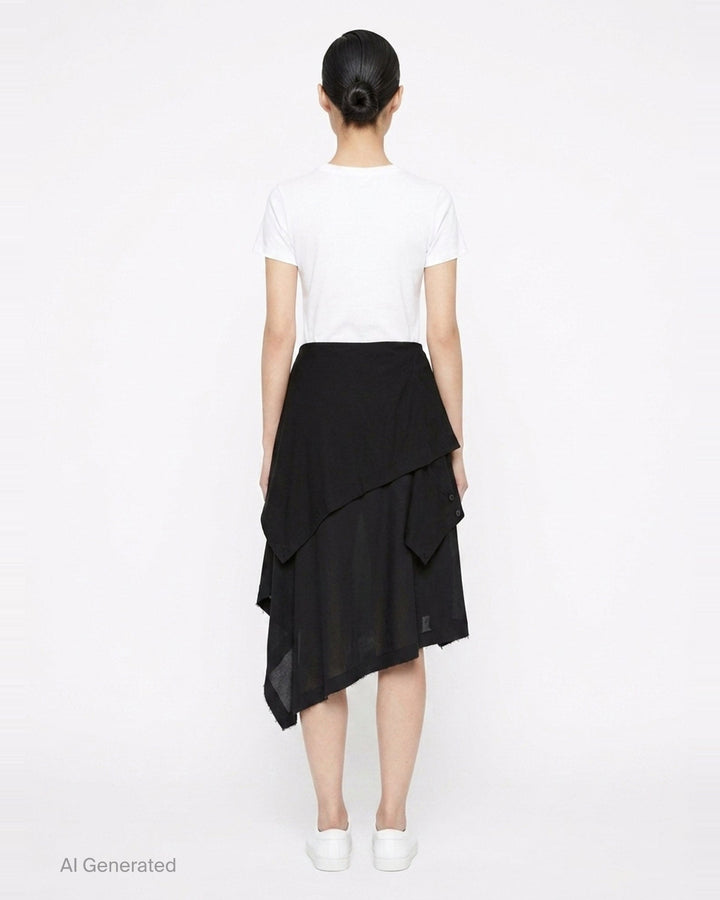 All Squares Layered Skirt | Issey Miyake | Club21 - back
