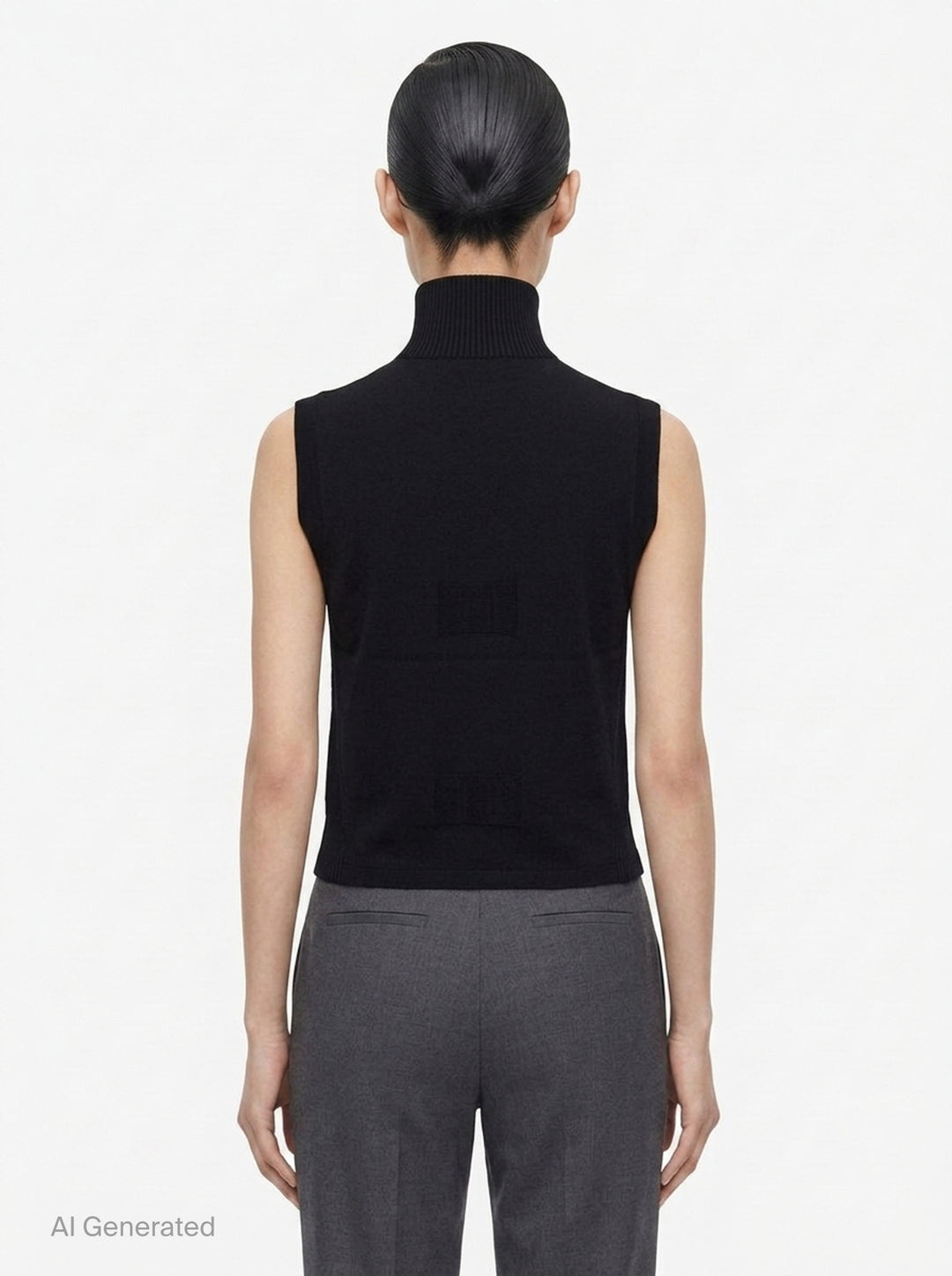 Belt Loop Knit Top | ISSEY MIYAKE | Club21 - back