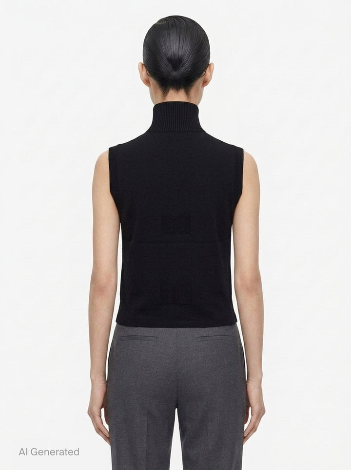 Belt Loop Knit Top | ISSEY MIYAKE | Club21 - back