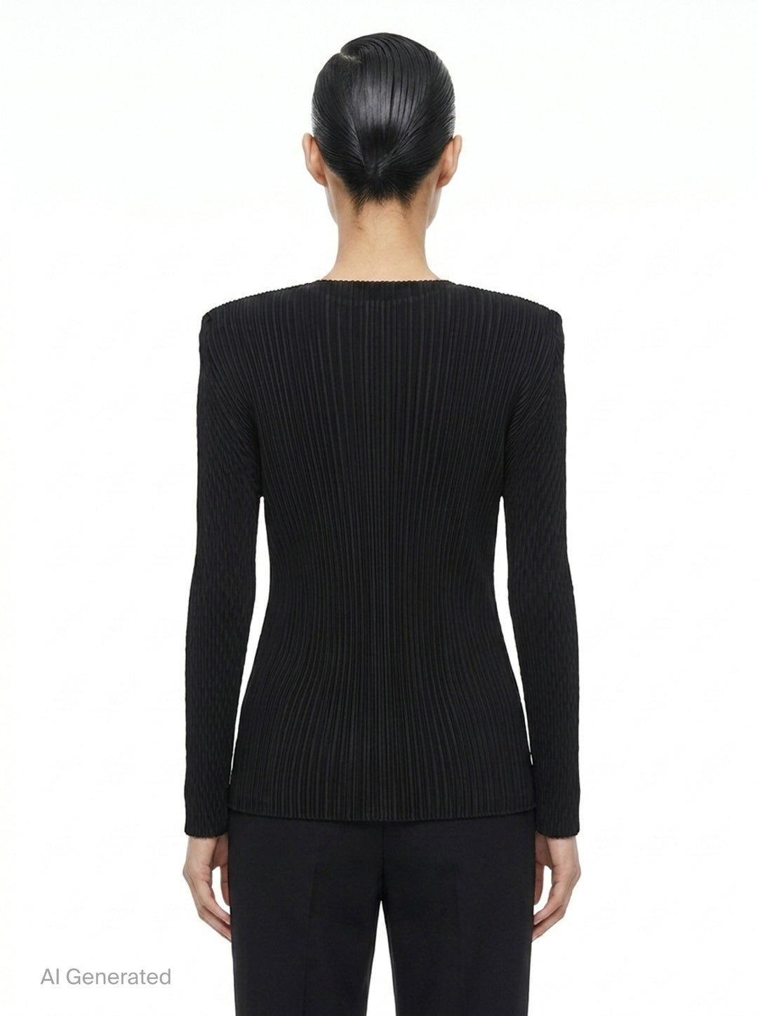 Box Shoulder Pleated Cardigan | Issey Miyake | Club21 - back