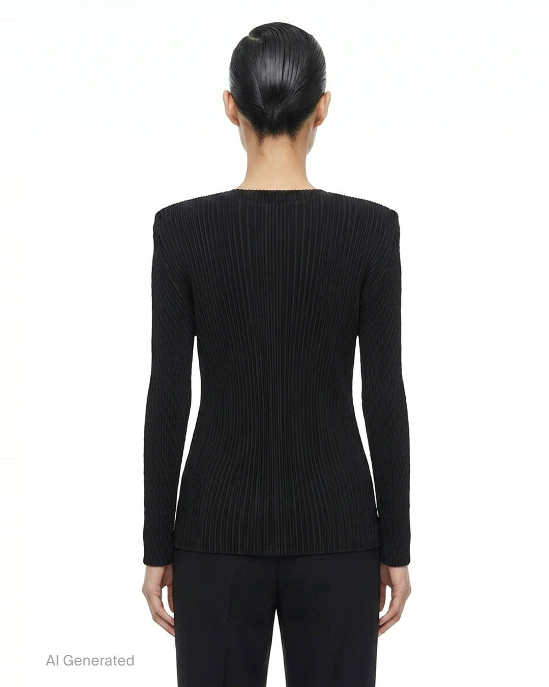 Box Shoulder Pleated Cardigan | Issey Miyake | Club21 - back