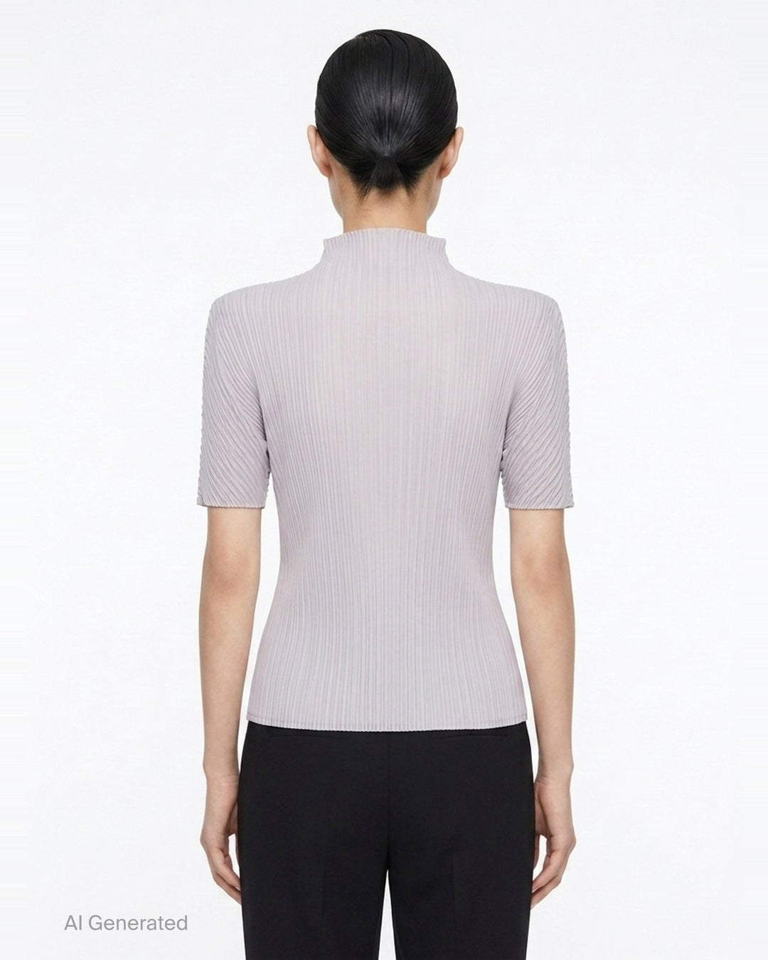 Box Shoulder Pleated Top | Issey Miyake | Club21 - back