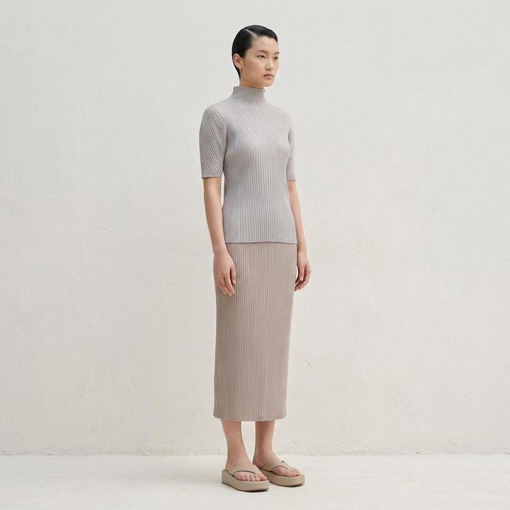 Box Shoulder Pleated Top | Issey Miyake | Club21 - lifestyle
