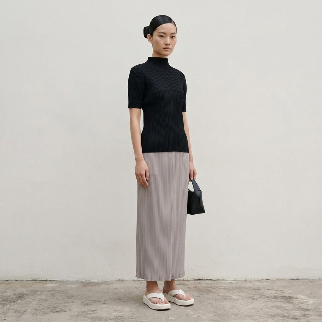 Box Shoulder Pleated Top | Issey Miyake | Club21 - lifestyle