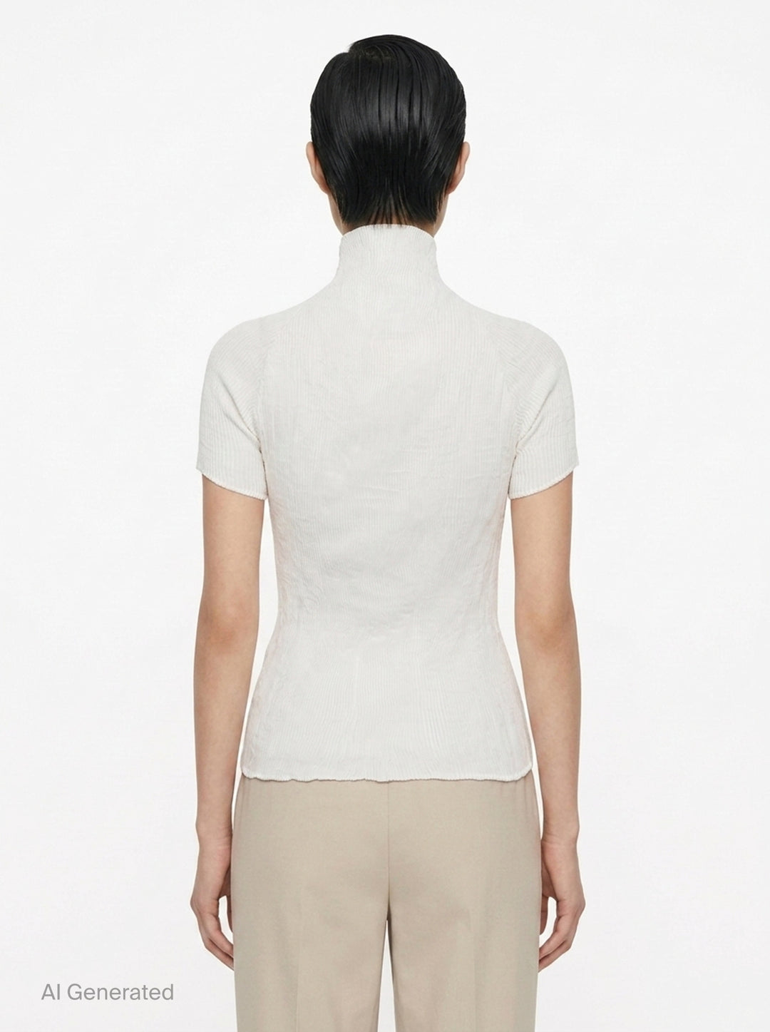 Chiffon Twist Woven Top | Issey Miyake | Club21 - back
