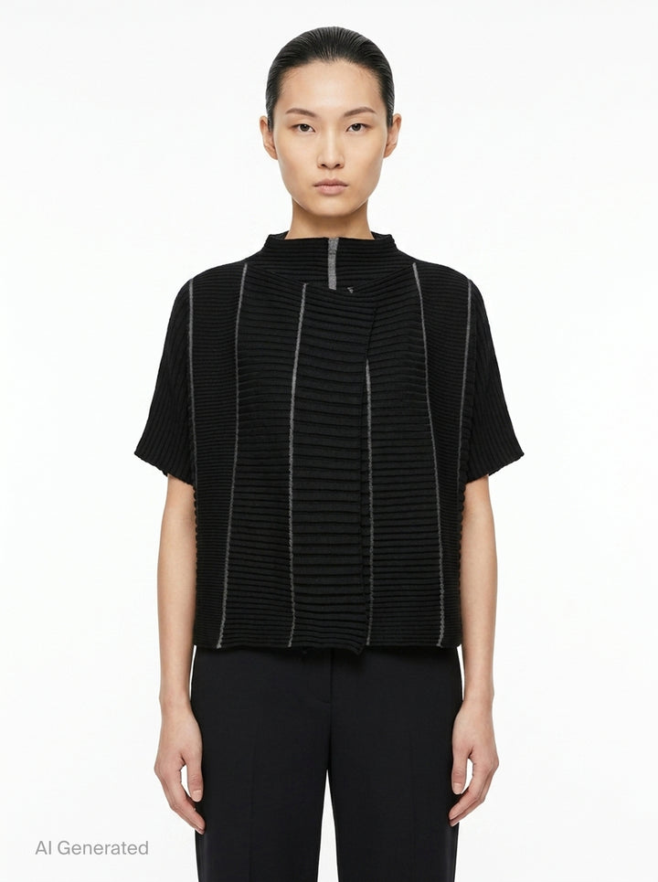 Column Knit Cardigan | Issey Miyake | Club21 - front