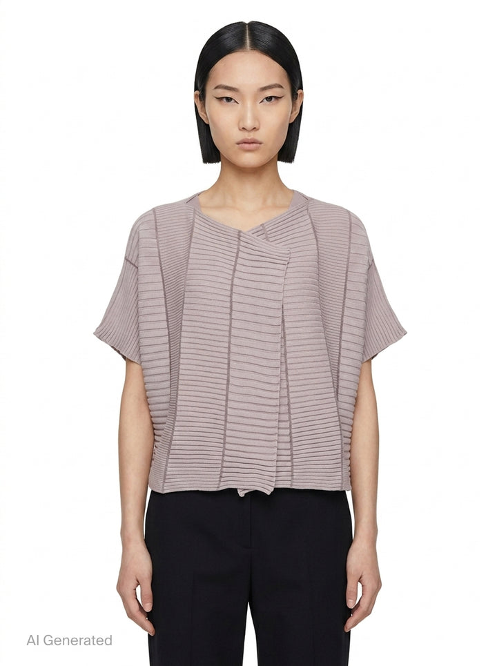 Column Knit Cardigan | Issey Miyake | Club21 - front