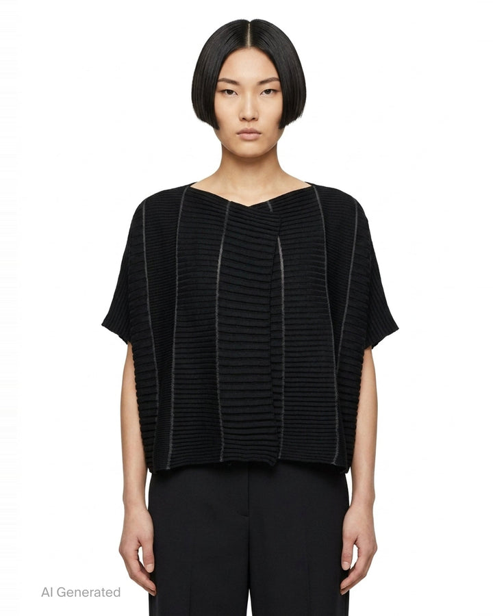 Column Knit Cardigan | Issey Miyake | Club21 - front