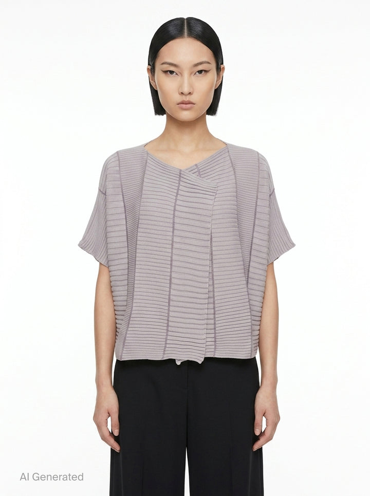 Column Knit Cardigan | Issey Miyake | Club21 - front