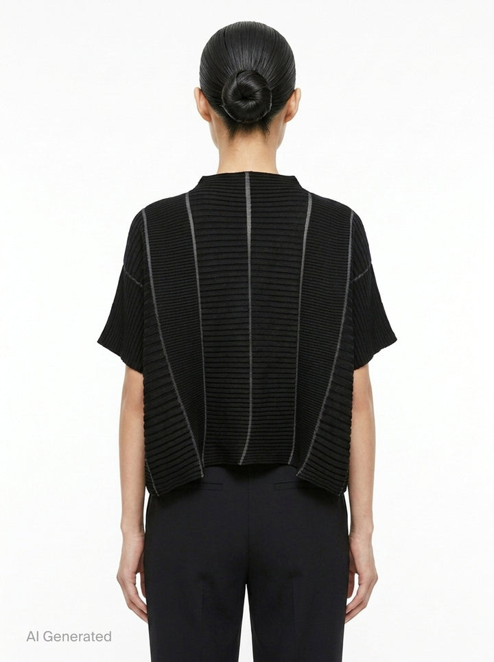 Column Knit Cardigan | Issey Miyake | Club21 - back